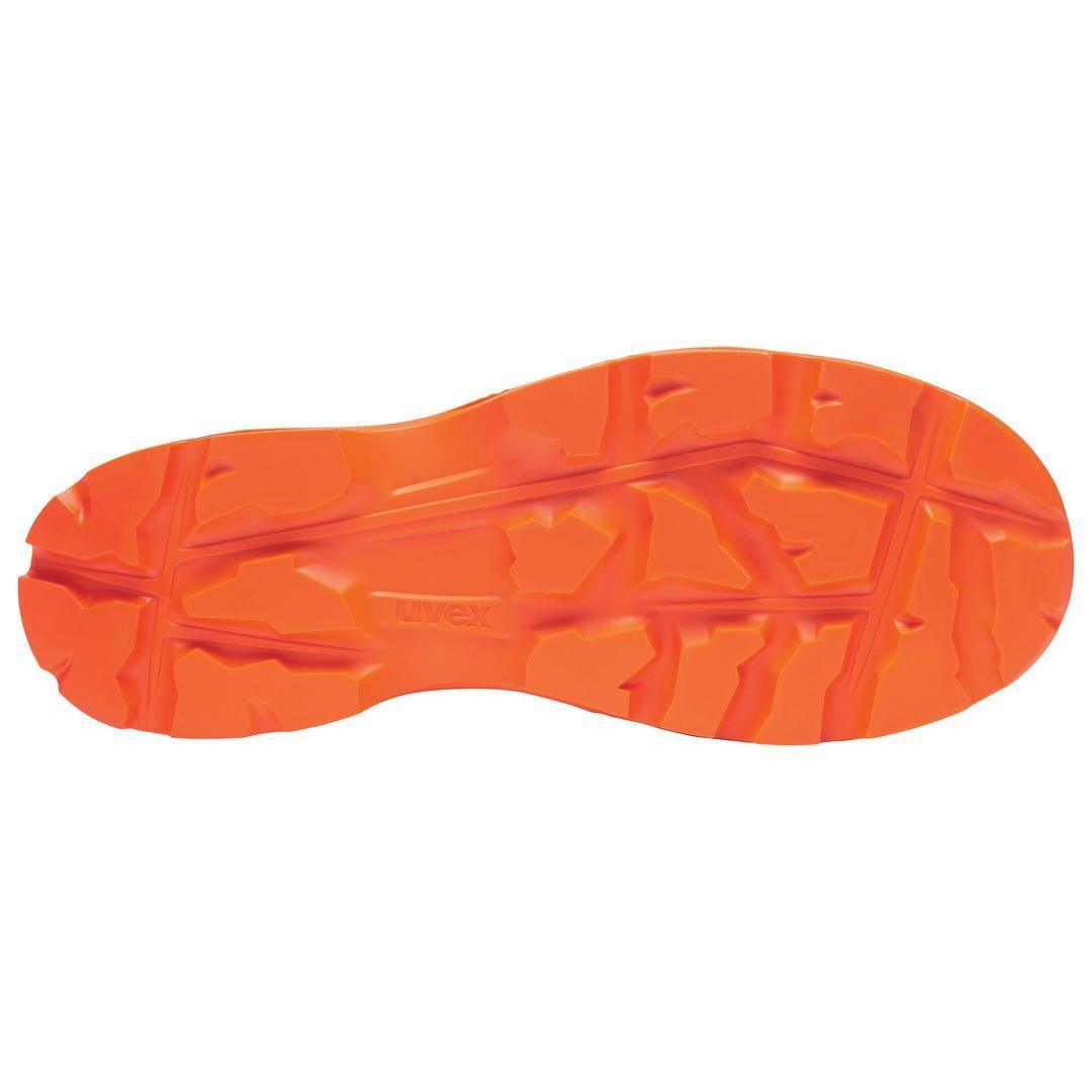 Uvex 3 6873343 Sicherheitsstiefel S3 Schuhgröße (EU): 43 Schwarz, Orange 1 Paar