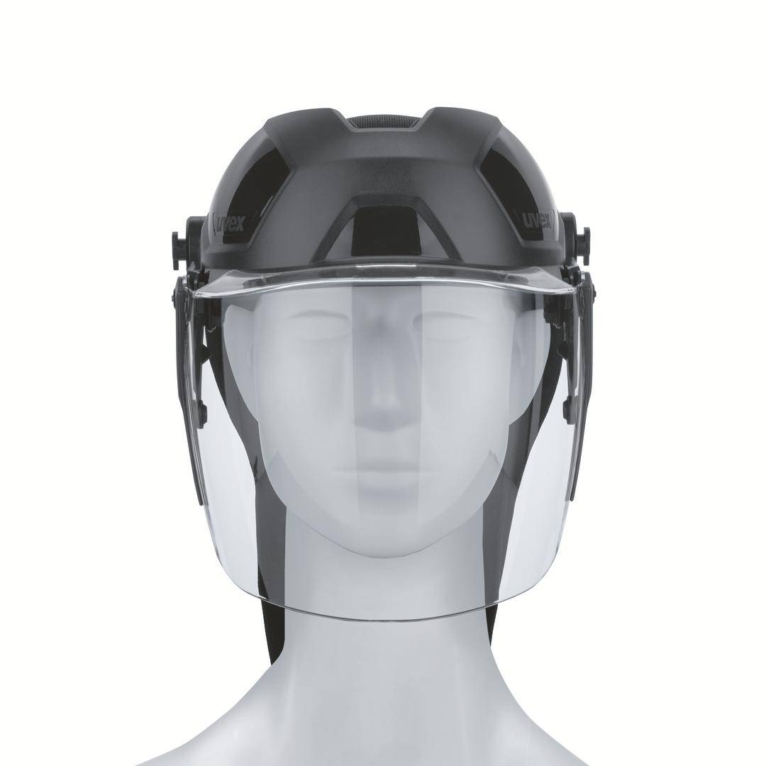 uvex pheos faceguard 9790170 Nackenschutz Schwarz