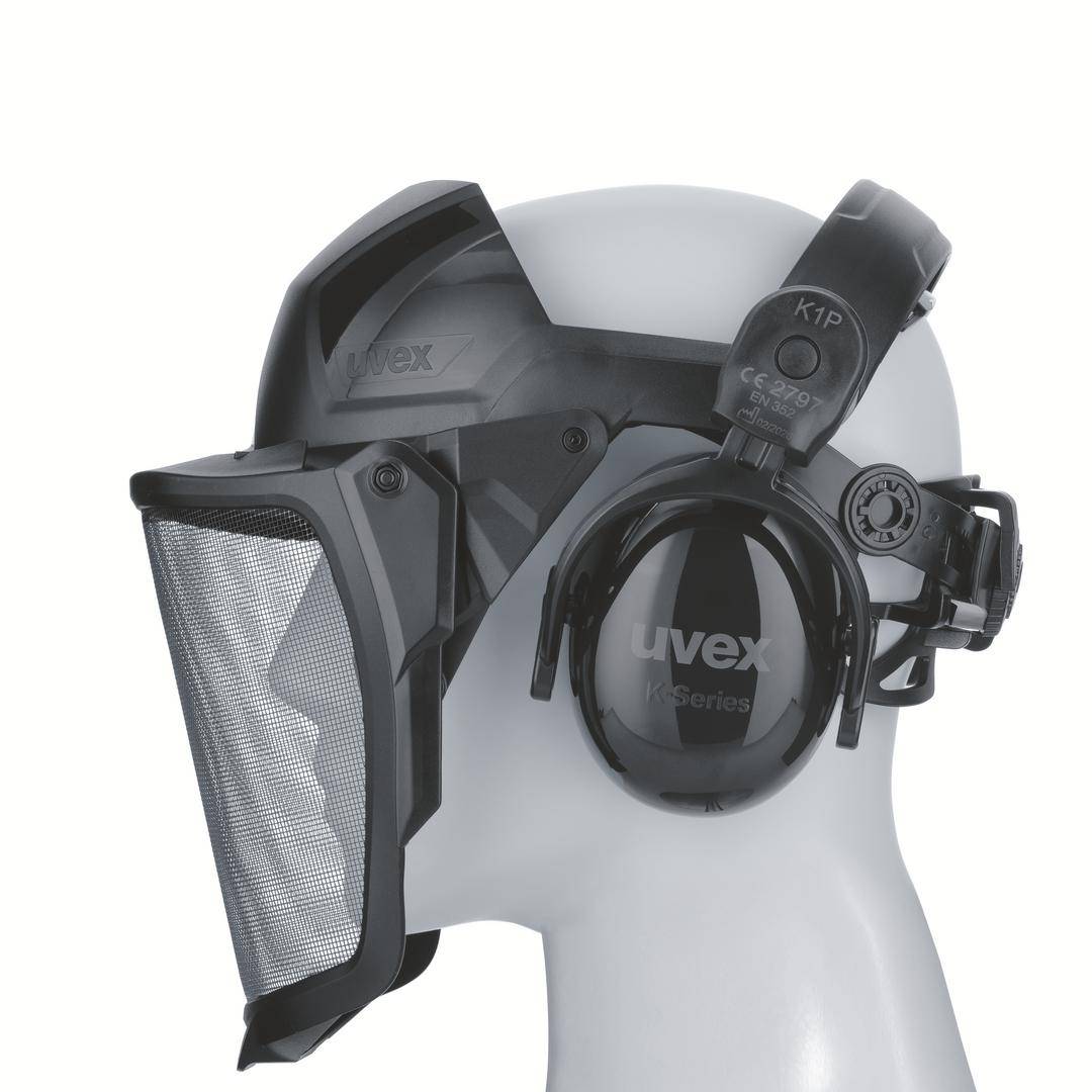 Uvex pheos faceguard 9790215 Netzvisier Schwarz