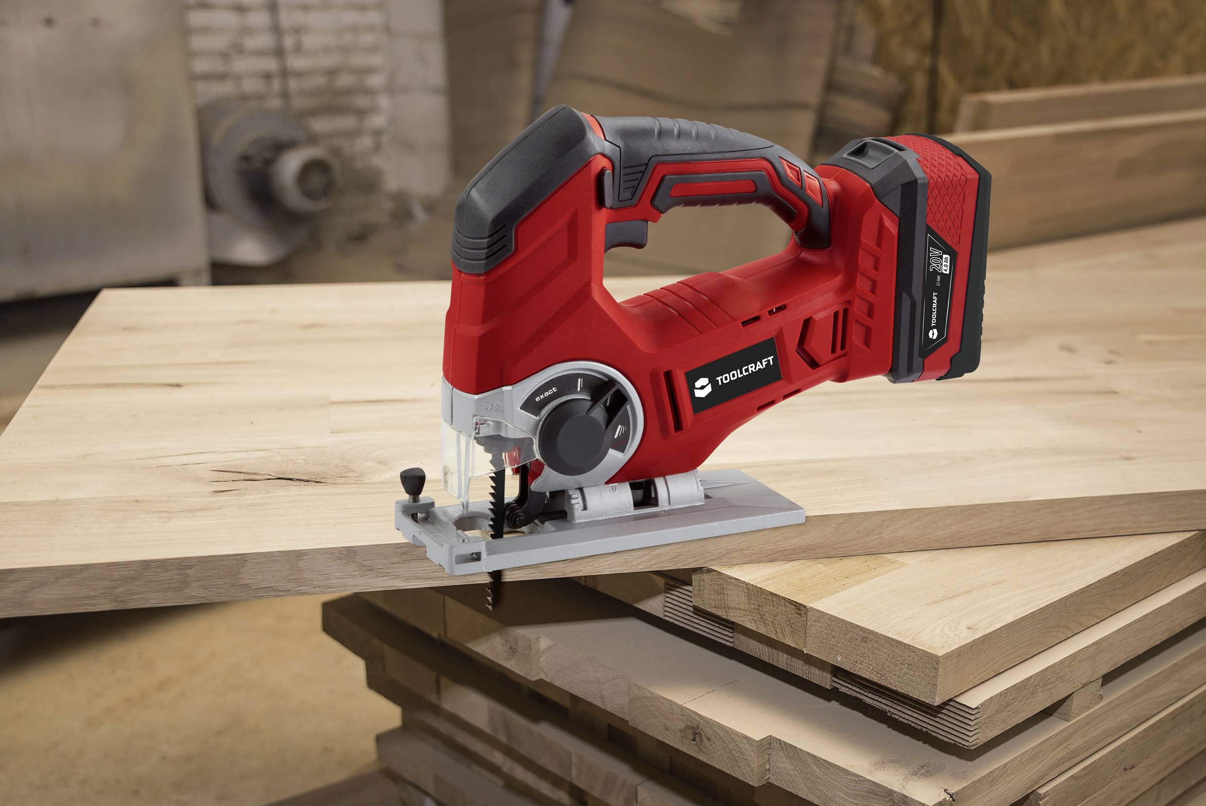 TOOLCRAFT AST-65 / TAWB-200 Akku-Stichsäge TO-7468017 ohne Akku 20V