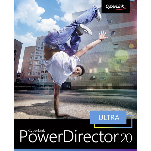 Cyberlink PowerDirector 20 Ultra Vollversion, 1 Lizenz Windows Bildbearbeitung
