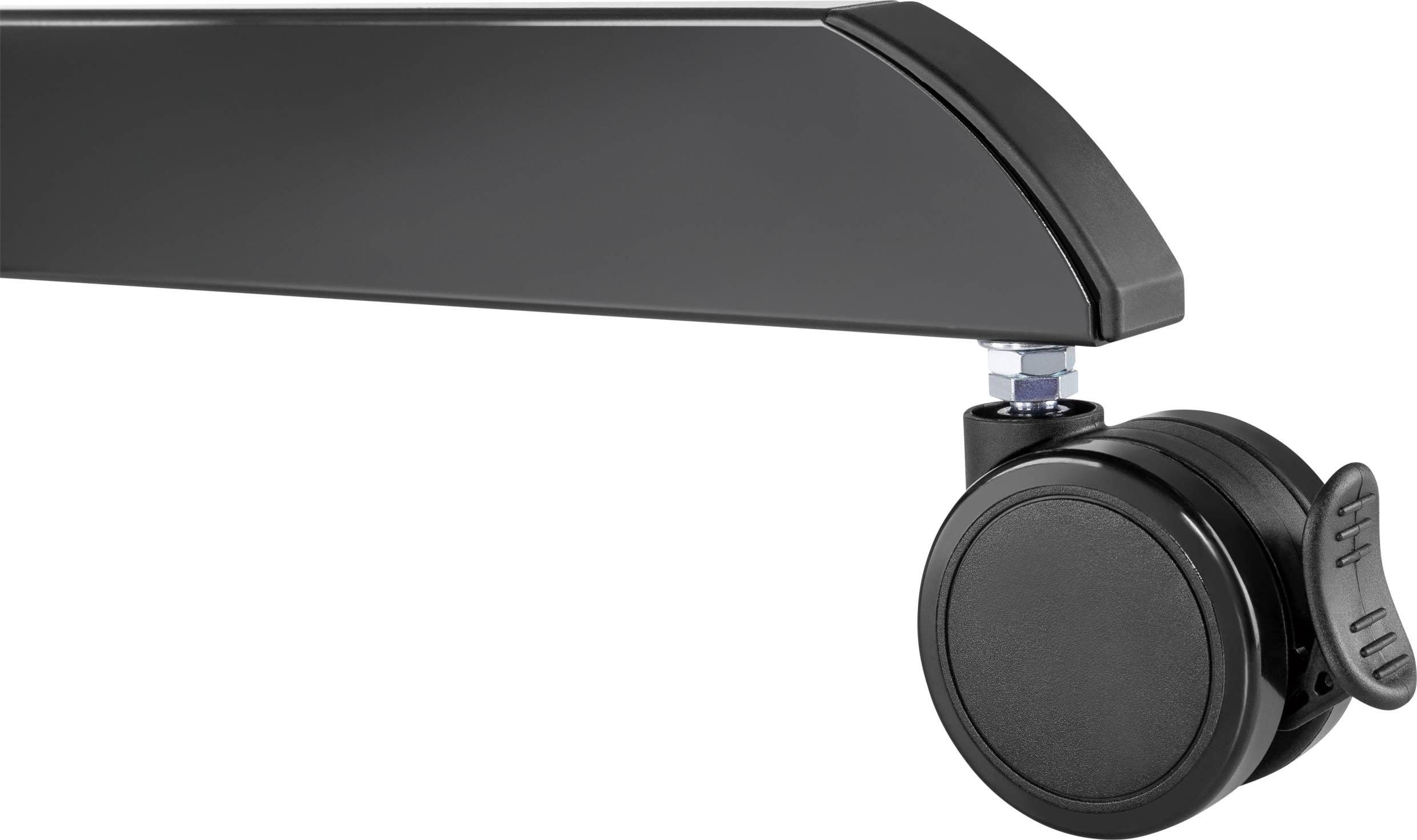 SpeaKa Professional Stehtisch höhenverstellbar Höhen-Bereich: 780 bis 1280mm (B x T) 800mm x 600mm Schwarz SP-SSW-300 SP-9957420