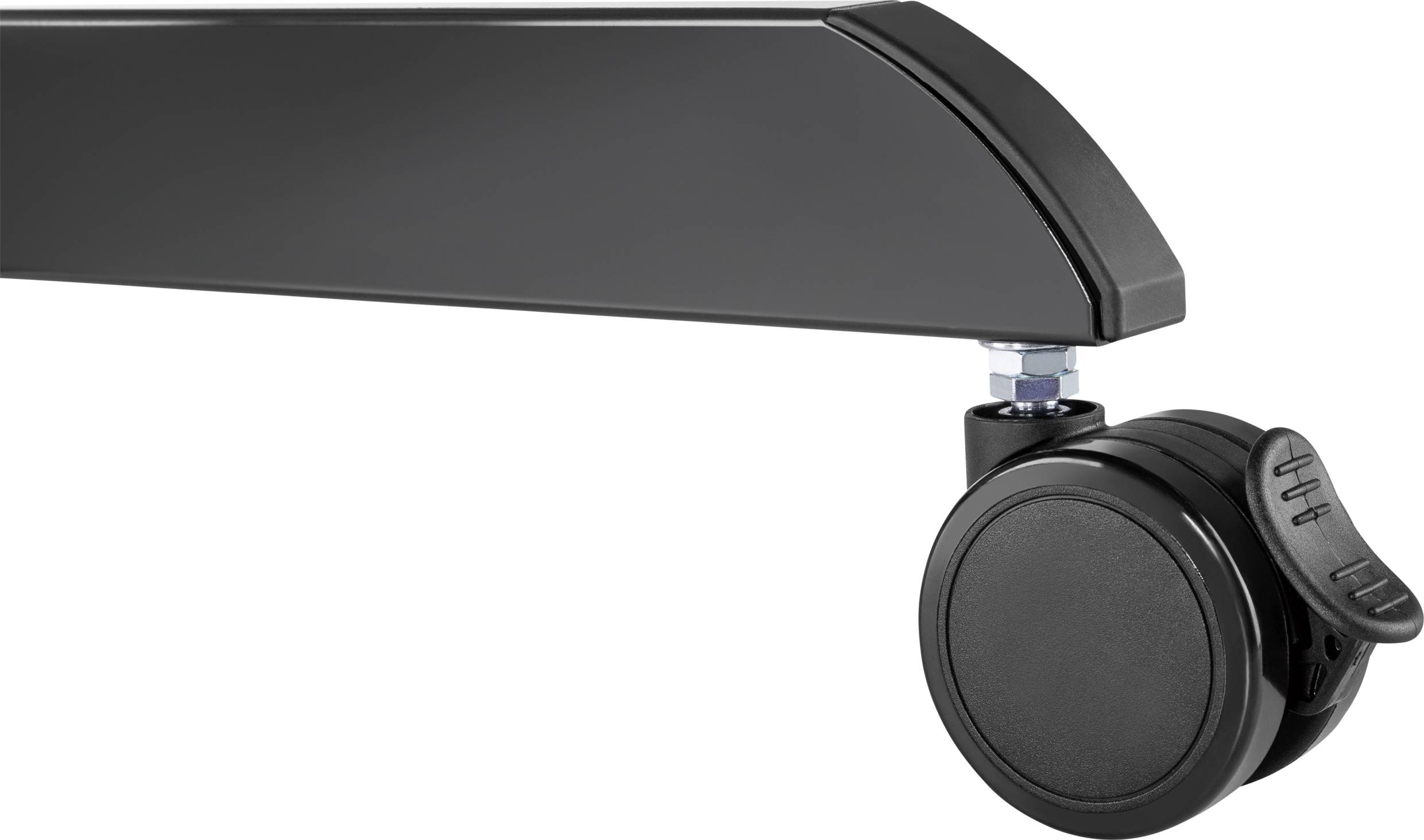 SpeaKa Professional Stehtisch höhenverstellbar Höhen-Bereich: 780 bis 1280mm (B x T) 800mm x 600mm Schwarz SP-SSW-300 SP-9957420