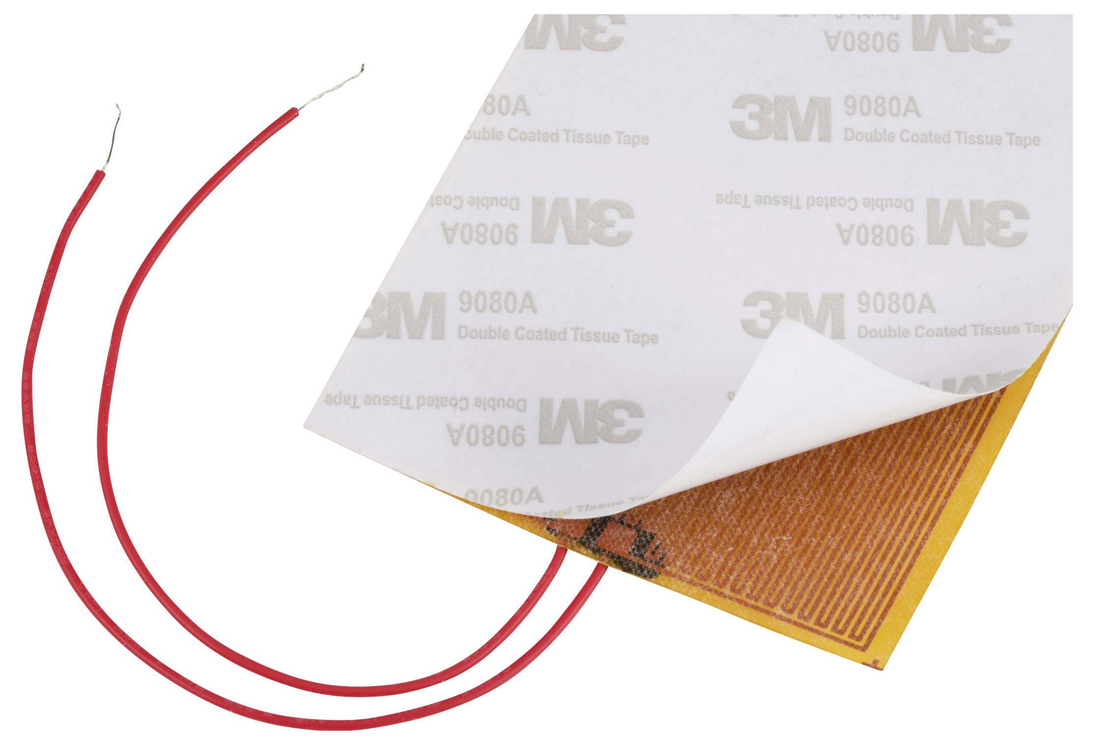 TRU COMPONENTS Polyester Heizfolie selbstklebend 12 V/DC, 12 V/AC 32W Schutzart IPX4 (L x B) 320mm x 137mm