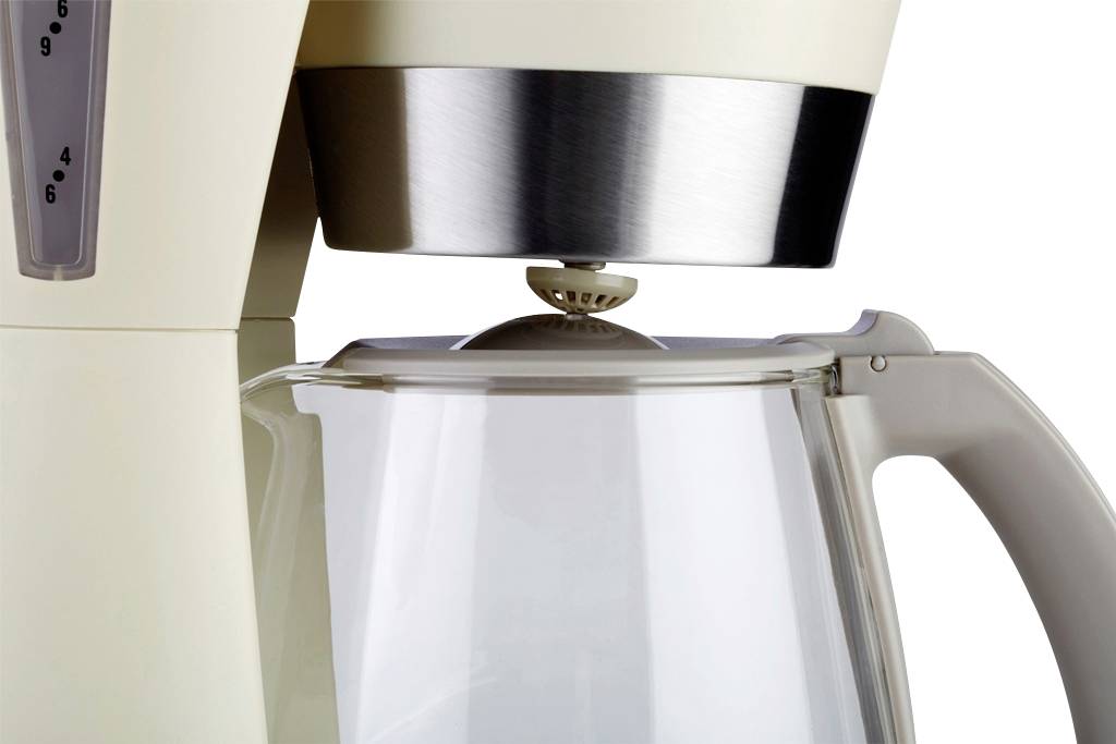 Korona 10205 Kaffeemaschine Sandgrau Fassungsvermögen Tassen=10 Glaskanne