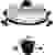 Korona 58010 Reiskocher Weiß, Schwarz Antihaftbeschichtung, mit Dampfgarfunktion, mit Messbecher