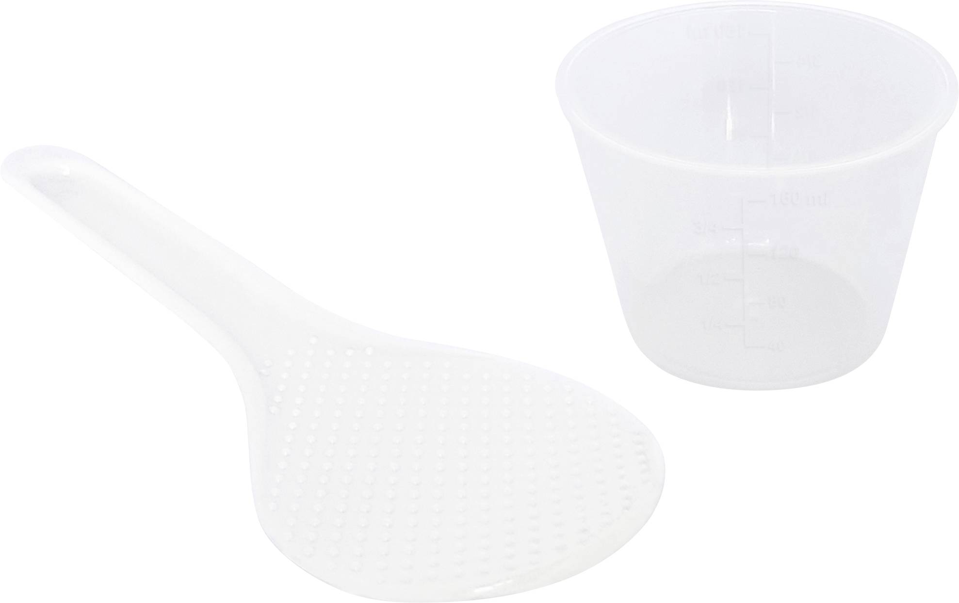 Korona 58010 Reiskocher Weiß, Schwarz Antihaftbeschichtung, mit Dampfgarfunktion, mit Messbecher