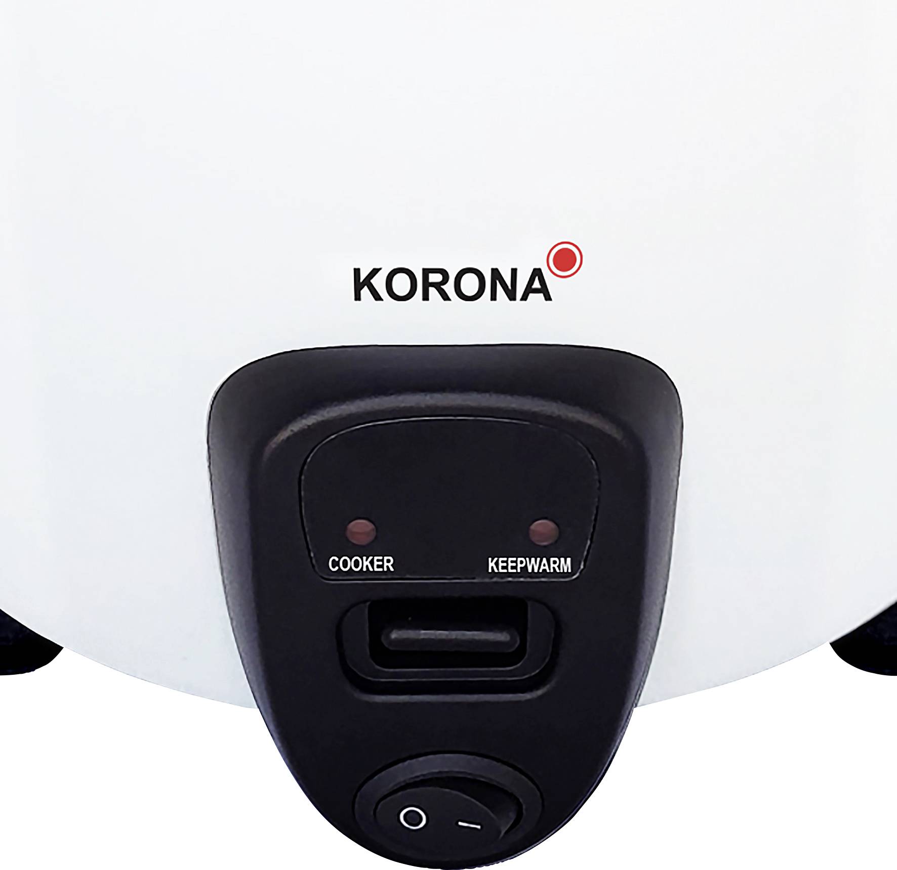 Korona 58010 Reiskocher Weiß, Schwarz Antihaftbeschichtung, mit Dampfgarfunktion, mit Messbecher