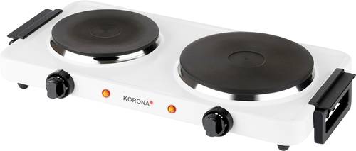 Korona 59040 Doppel Kochplatte Kontrollleuchte, stufenloser Temperaturregler  - Onlineshop Voelkner