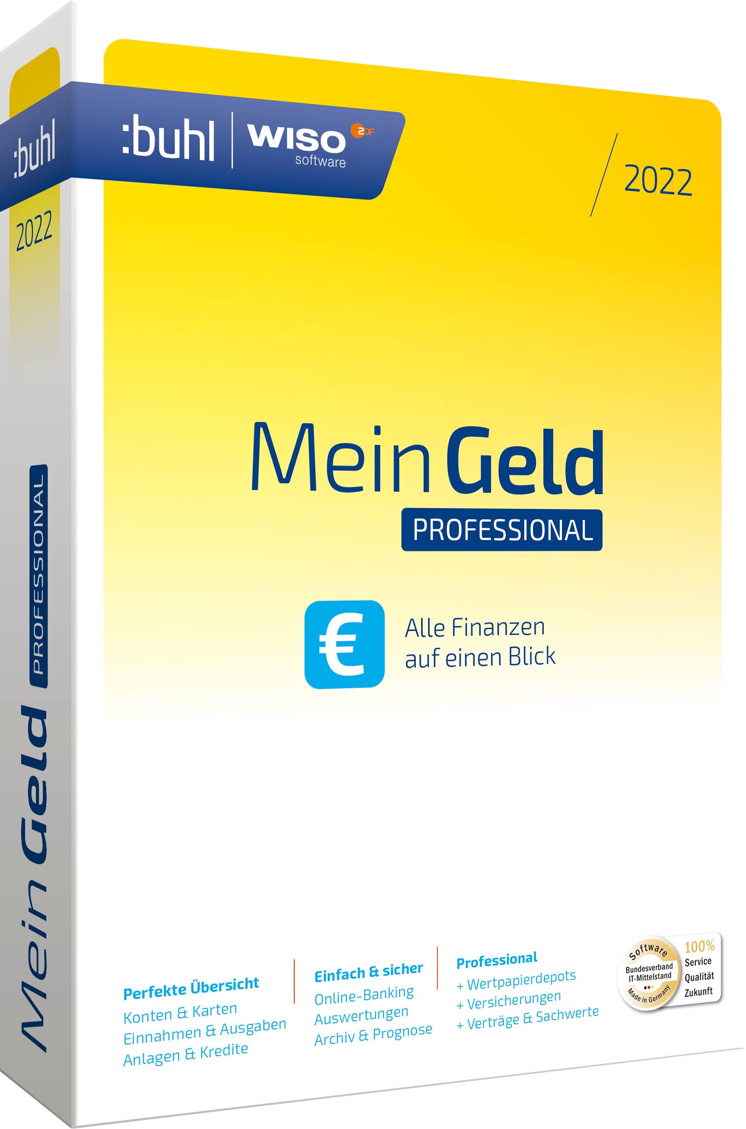 WISO Mein Geld Professional 2022 Vollversion, 1 Lizenz Windows Finanz-Software