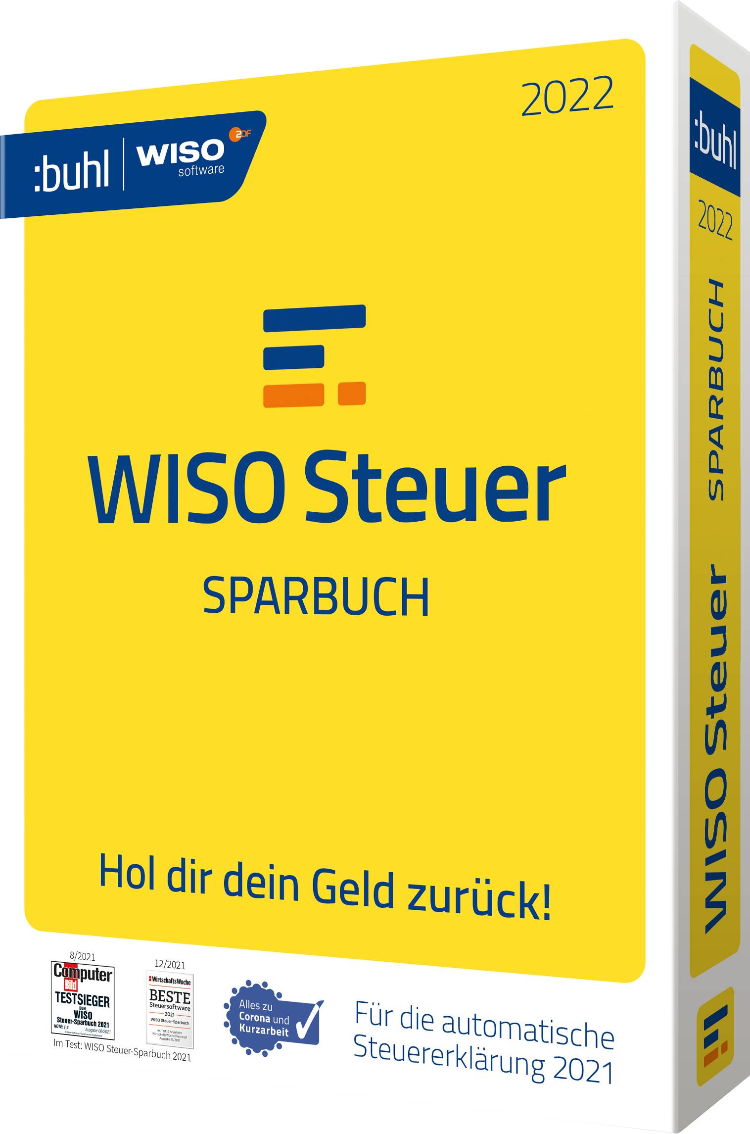 WISO Steuer-Sparbuch 2022 Vollversion, 1 Lizenz Windows Steuer-Software