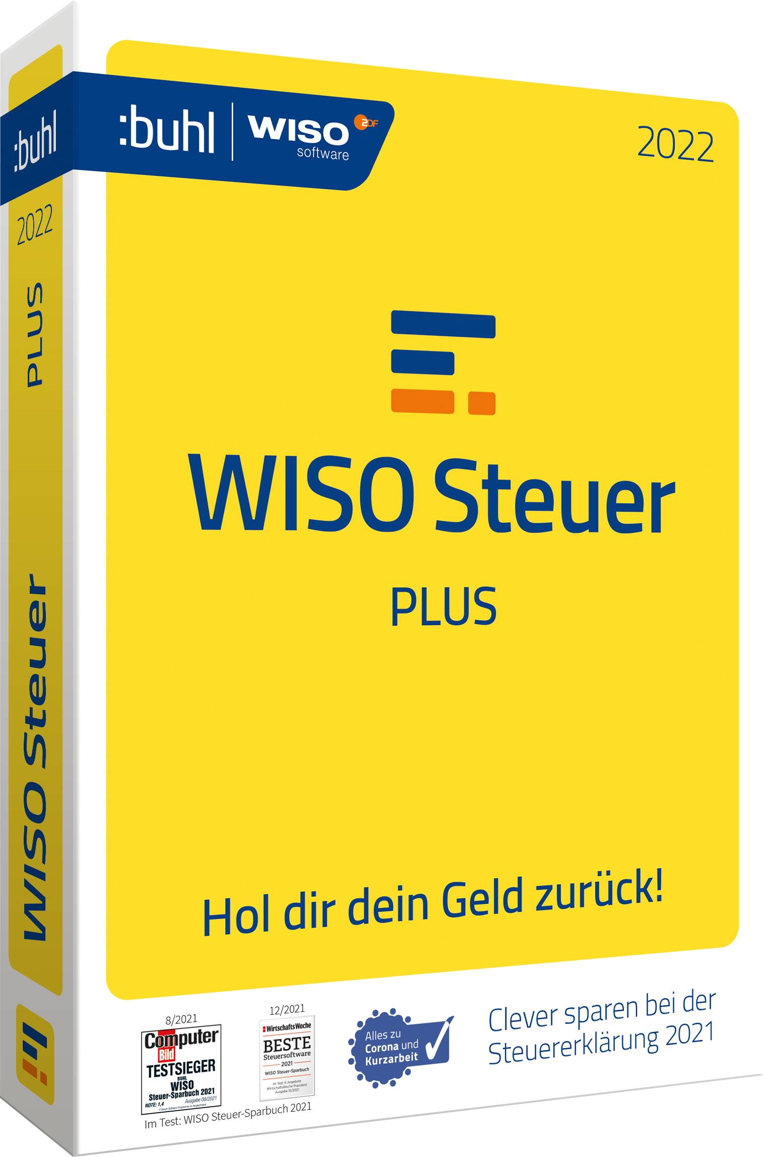 WISO Steuer Plus 2022 Vollversion, 1 Lizenz Windows Steuer-Software