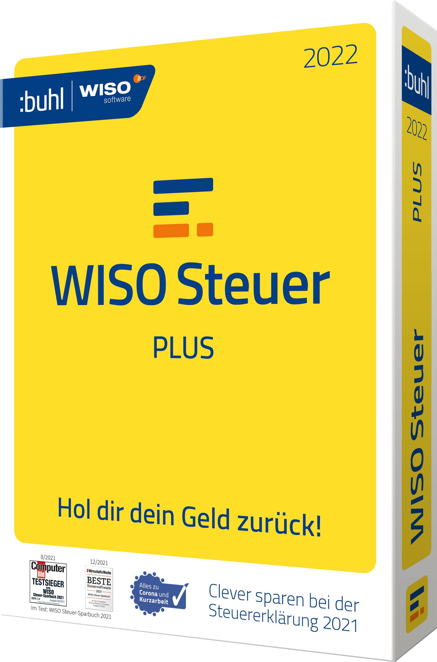 WISO Steuer Plus 2022 Vollversion, 1 Lizenz Windows Steuer-Software