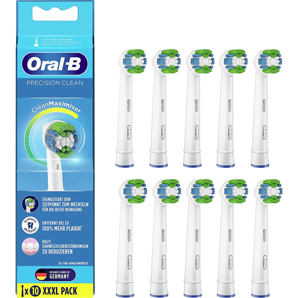 Oral-B Precision Clean Aufsteckbürsten für elektrische Zahnbürste 10 St. Weiß