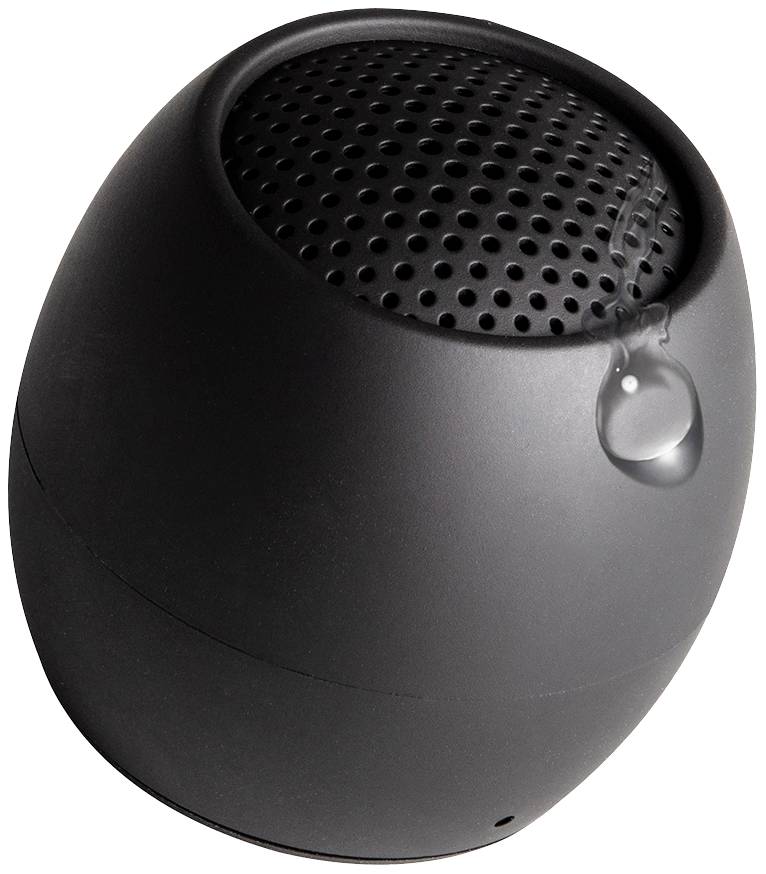 Boompods Zero Bluetooth® Lautsprecher Freisprechfunktion, stoßfest, Wasserfest Schwarz