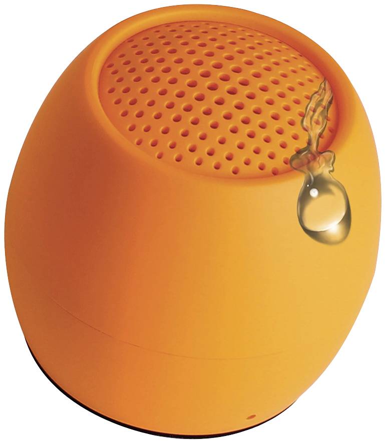 Boompods Zero Bluetooth® Lautsprecher Freisprechfunktion, stoßfest, Wasserfest Orange
