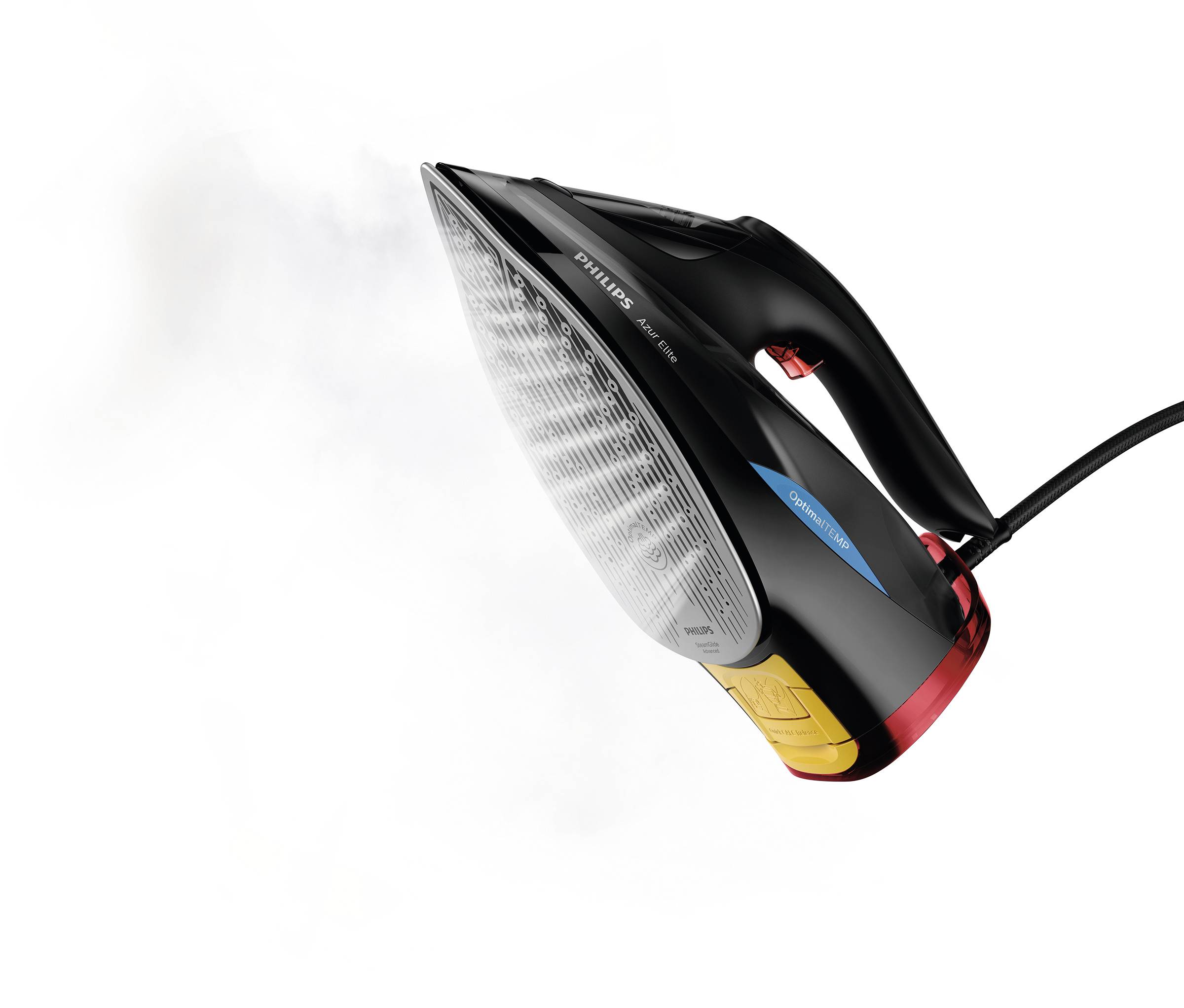 Philips GC5037/80 Azur Elite Dampfbügeleisen Schwarz, Rot 3000W