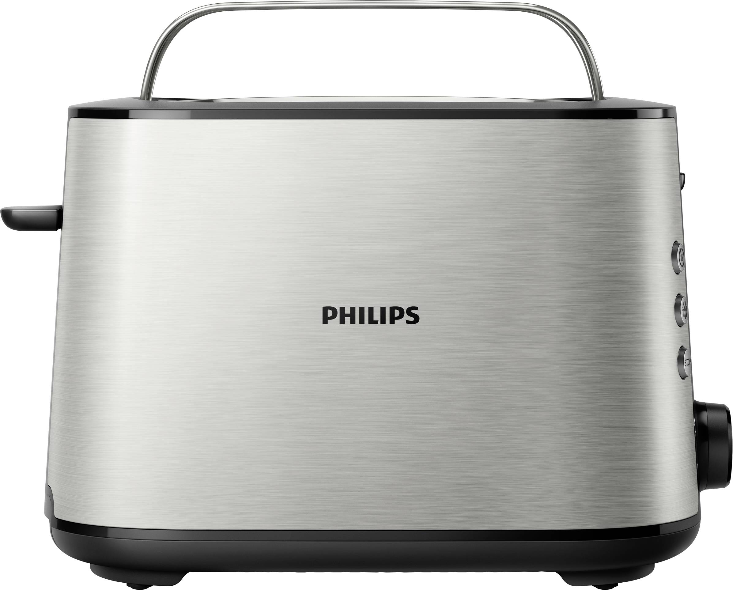 Philips Home HD2650/90 Viva Toaster Edelstahl, Schwarz