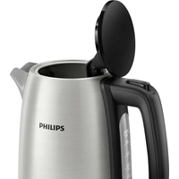 Philips Home HD9350/90 Daily Wasserkocher Edelstahl, Schwarz Fassungsvermögen: 1.7 l Philips Home HD9350/90 Daily Wasserkocher Edelstahl, Schwarz Fassungsvermögen: 1.7 l