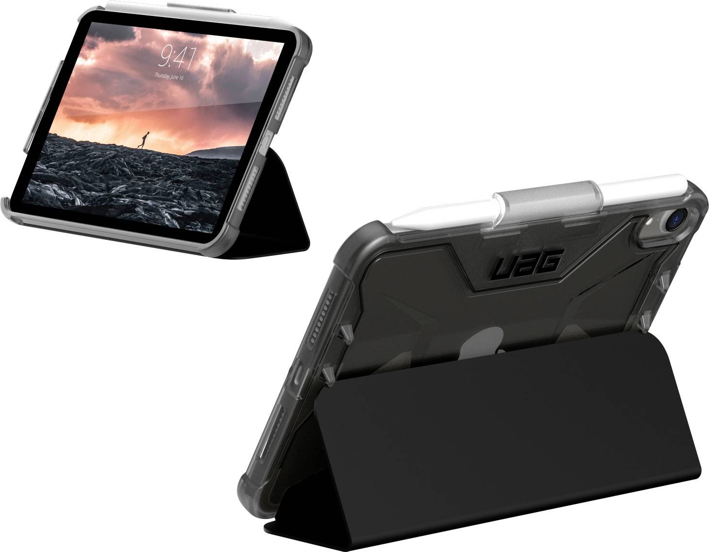 Urban Armor Gear Plyo Tablet-Cover Back Cover Schwarz (transparent), Ice