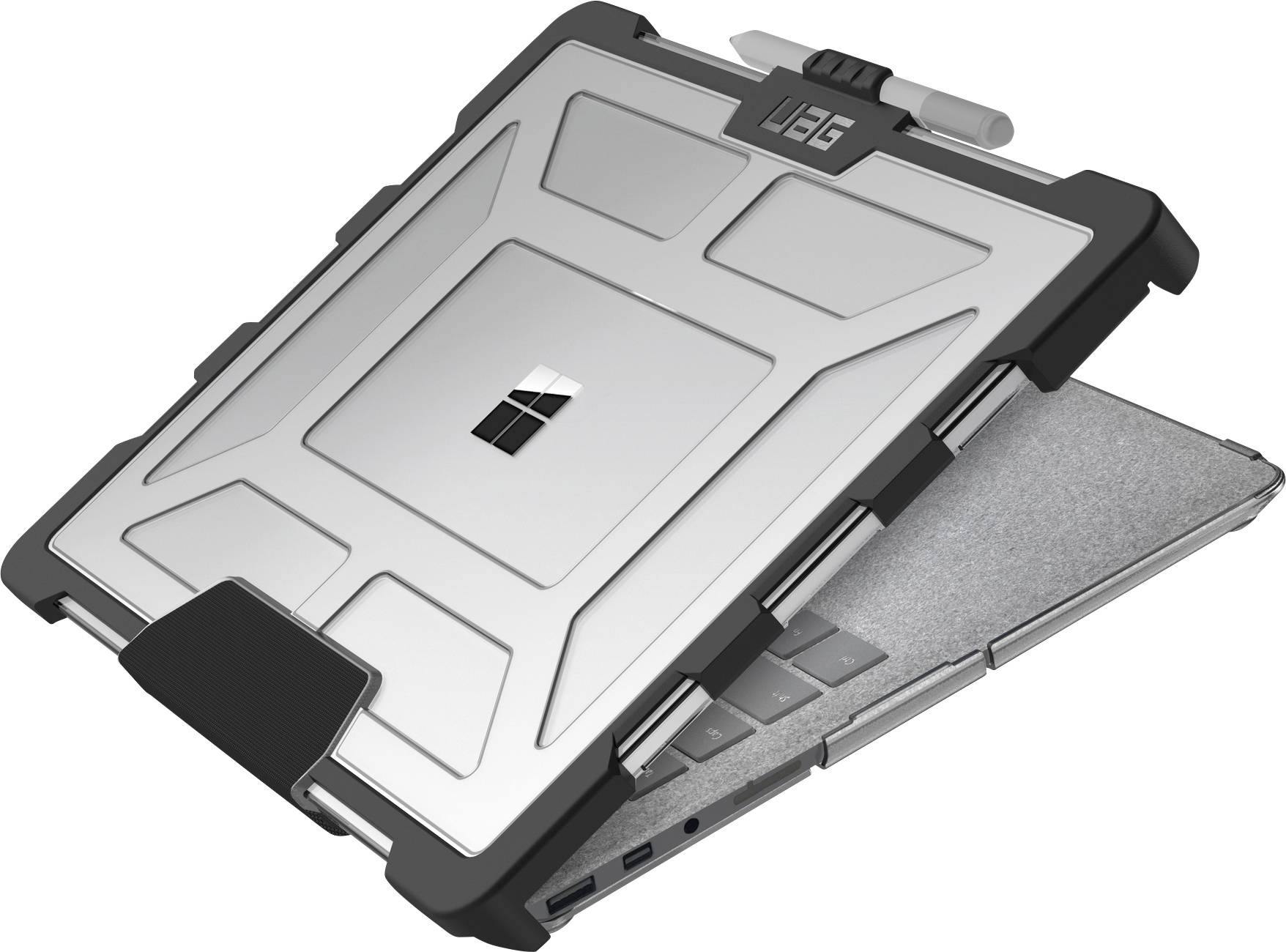 Urban Armor Gear Notebook Hülle Plasma Surface Passend für maximal: 34,3 cm (13,5") Ice, Transparent