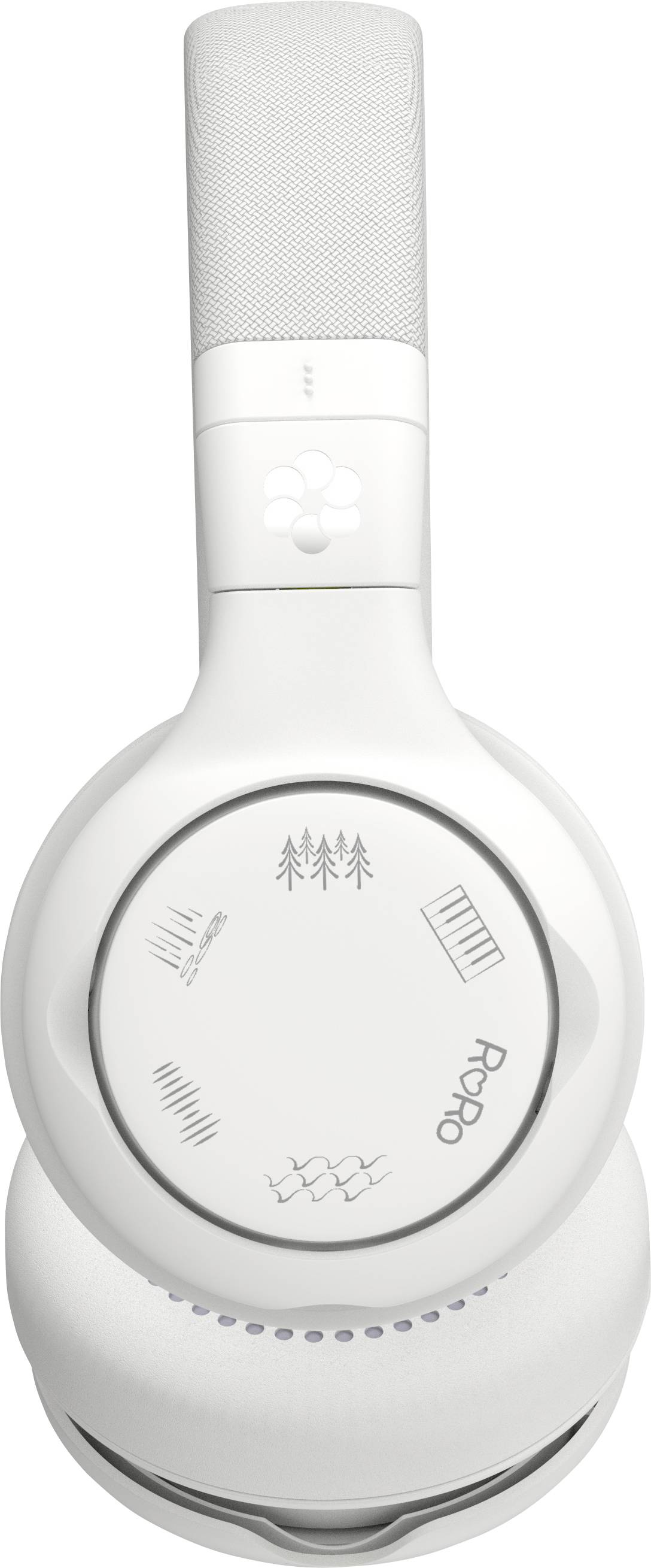 onanoff StoryPhones Kinder On Ear Kopfhörer Bluetooth®, kabelgebunden, WLAN Weiß Faltbar, Headset, Lautstärkeregelung