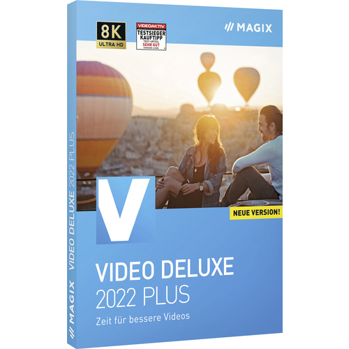 Magix Video deluxe Plus (2022) Vollversion, 1 Lizenz Windows Videobearbeitung