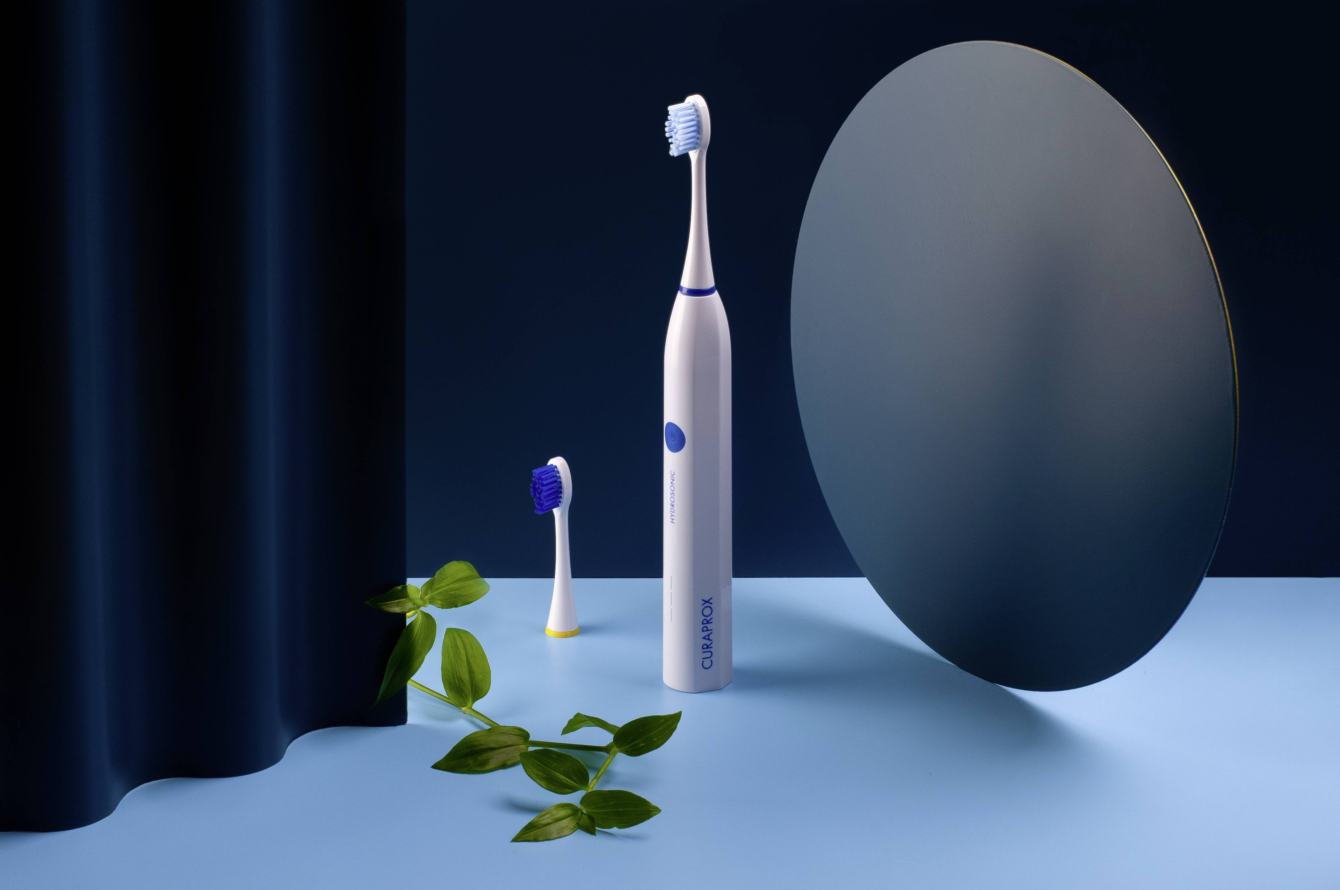 CURAPROX Hydrosonic Easy 73349192 Elektrische Zahnbürste Schallzahnbürste Weiß