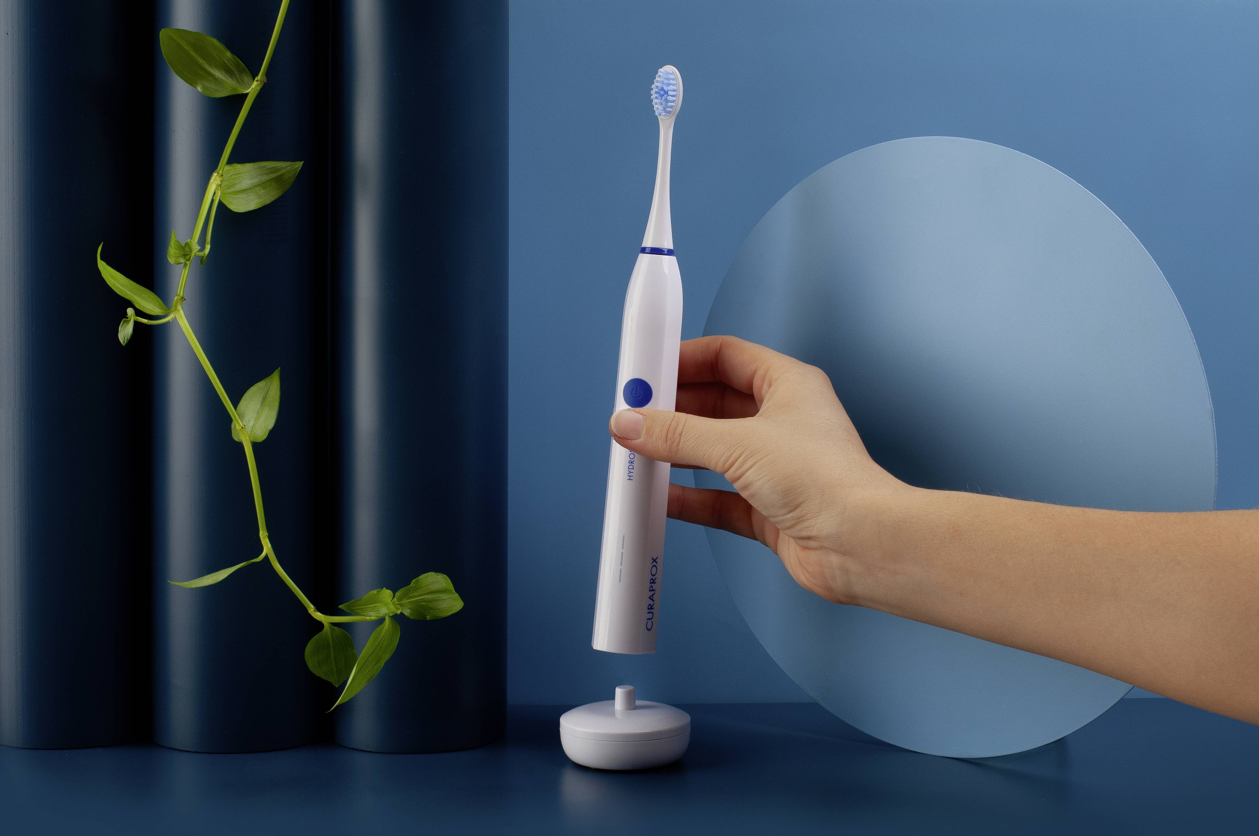 CURAPROX Hydrosonic Easy 73349192 Elektrische Zahnbürste Schallzahnbürste Weiß