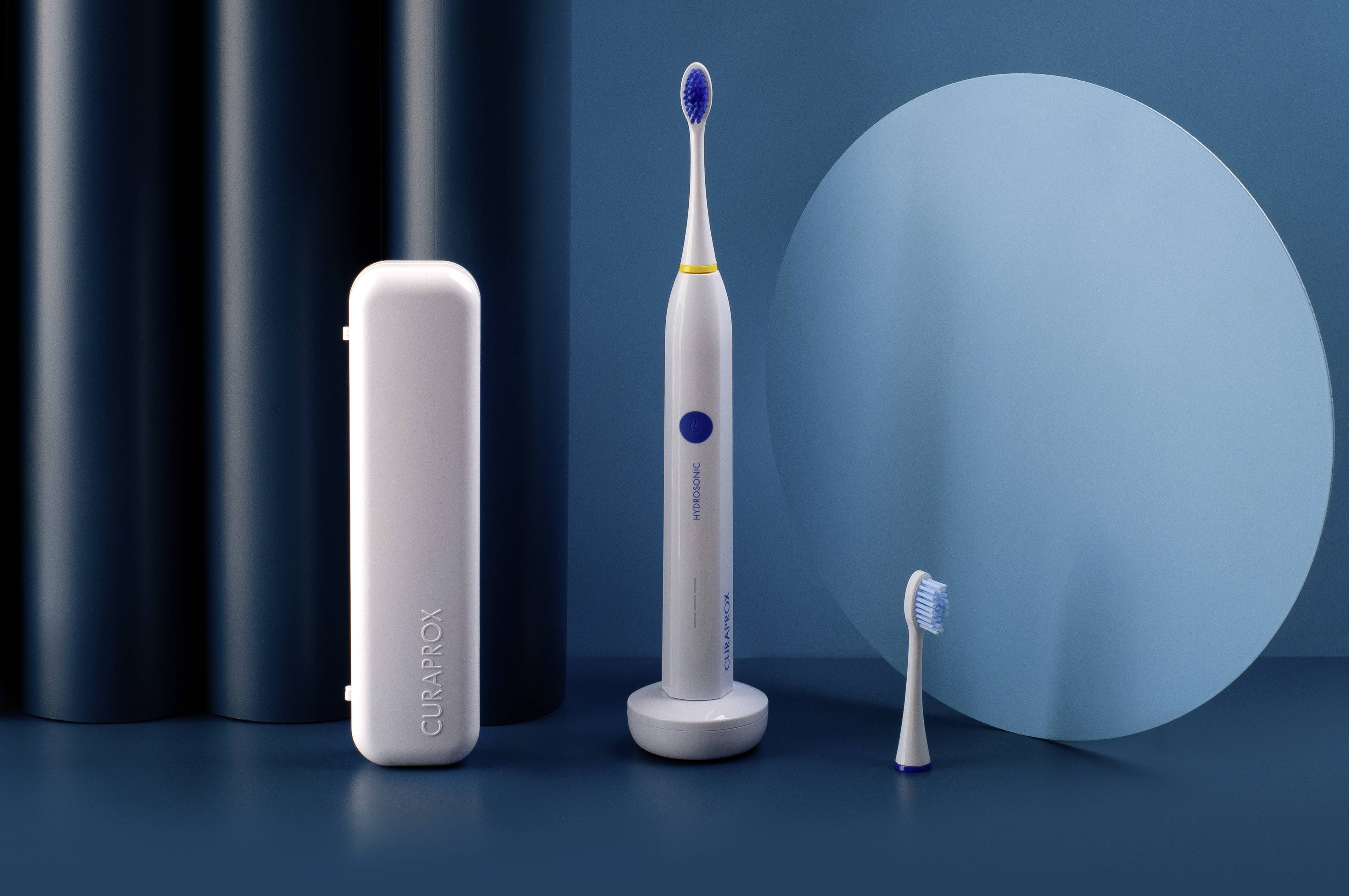 CURAPROX Hydrosonic Easy 73349192 Elektrische Zahnbürste Schallzahnbürste Weiß