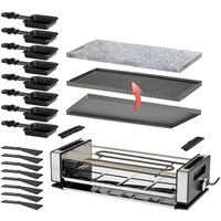 Unold Raclette Schwarz, Edelstahl Unold Raclette Schwarz, Edelstahl