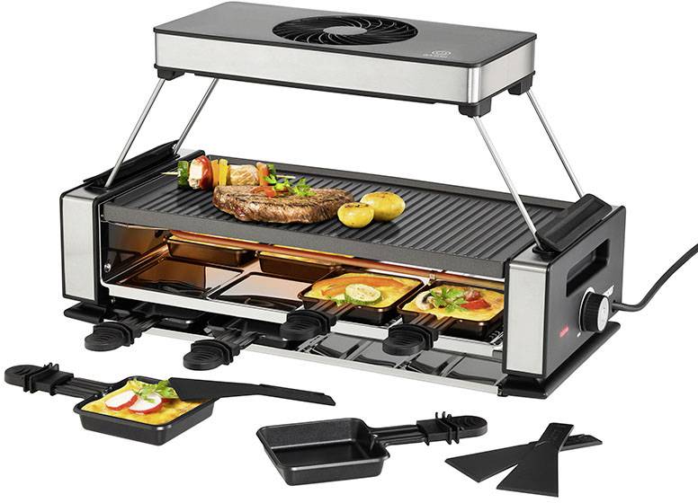 Unold Raclette Schwarz, Edelstahl