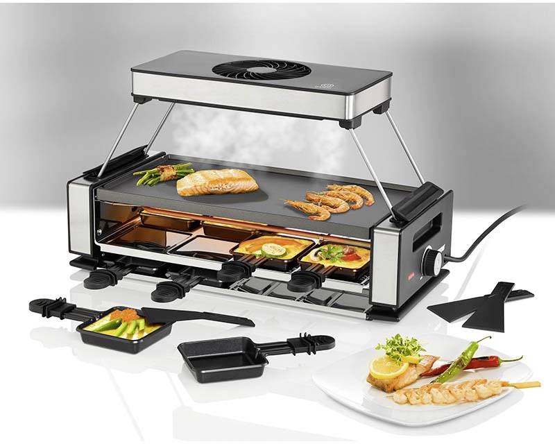 Unold Raclette Schwarz, Edelstahl