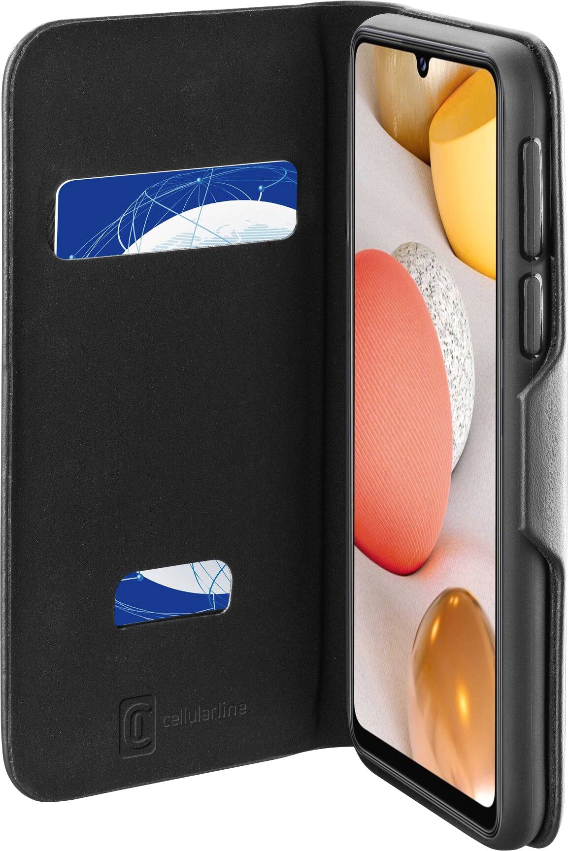 Cellularline Booklet Samsung Galaxy A42 Schwarz