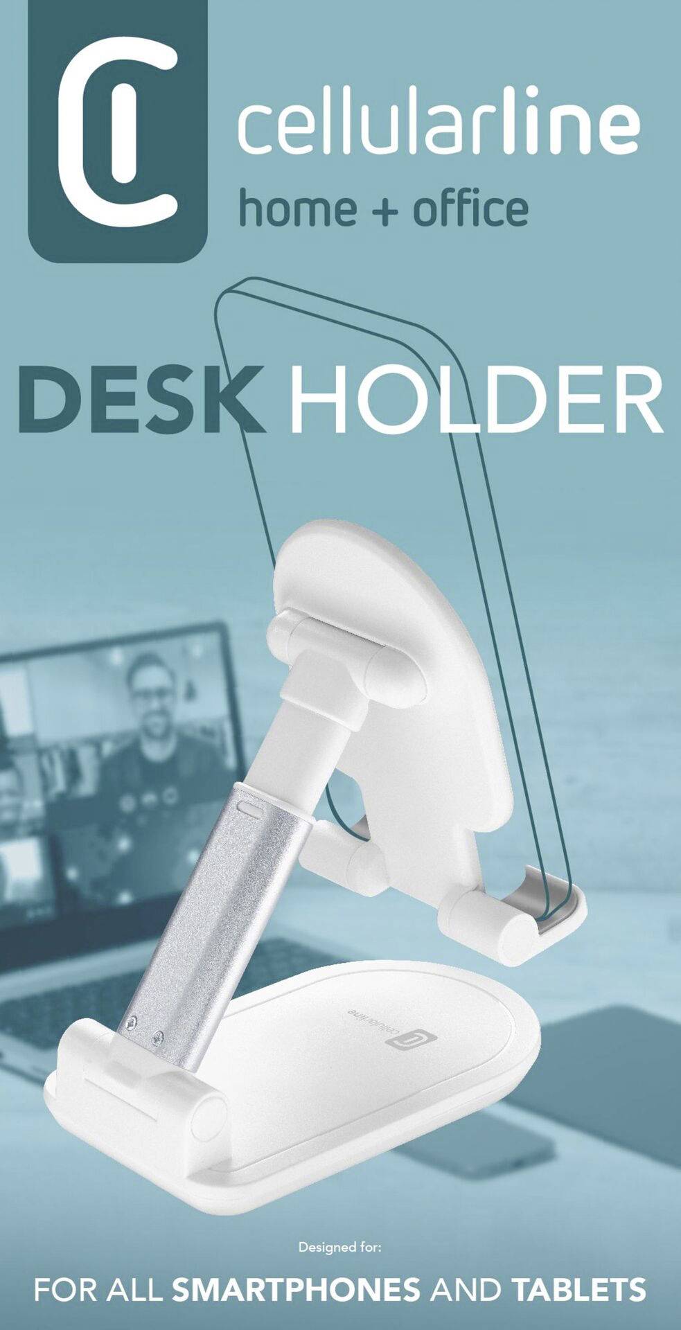 Cellularline Handy Ständer Weiß