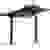 SpeaKa Professional Sitz-/Steh-Schreibtisch elektrisch höhenverstellbar Höhen-Bereich: 730 bis 1210mm (B x T) 1600mm x 800mm