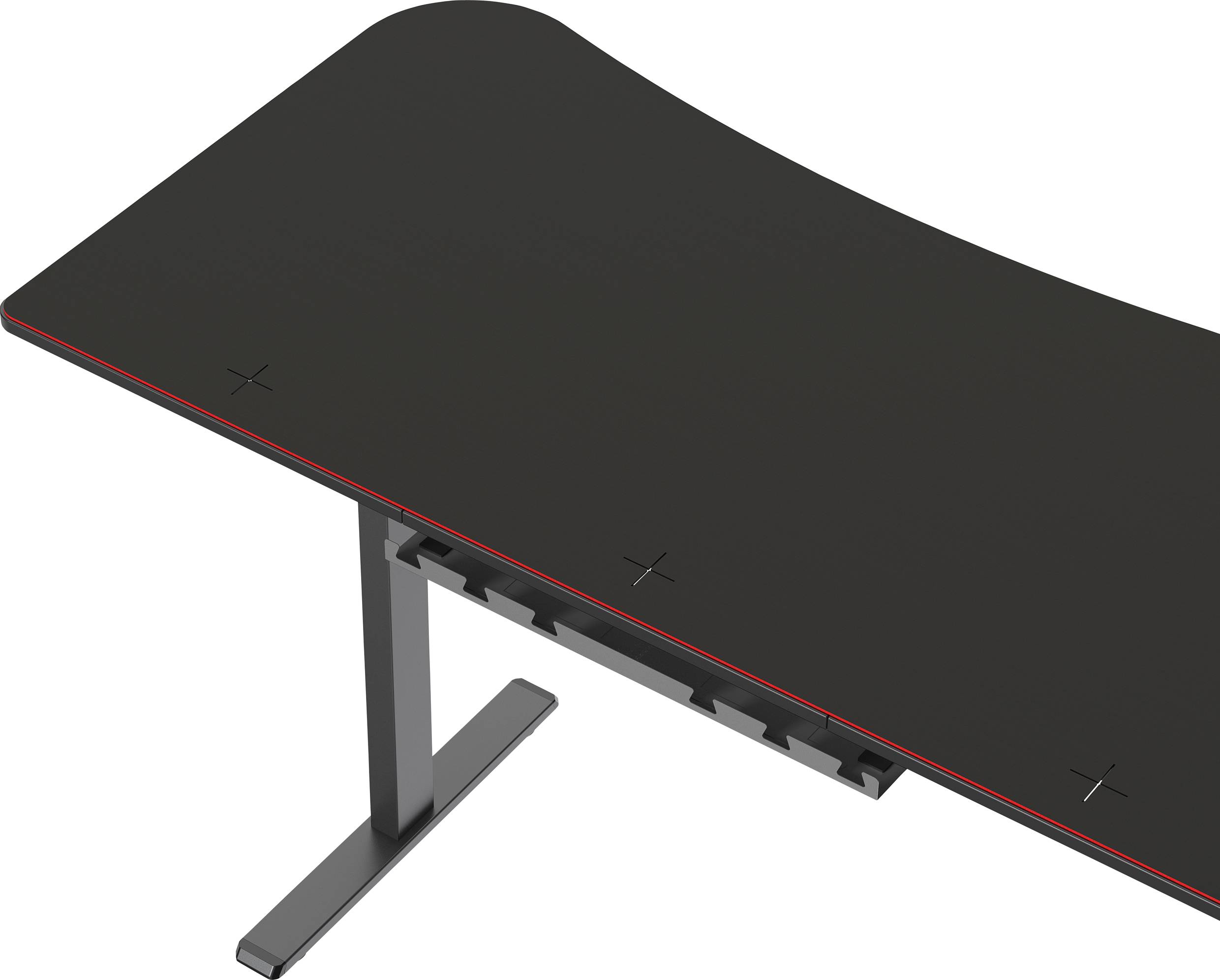 SpeaKa Professional Sitz-/Steh-Schreibtisch elektrisch höhenverstellbar Höhen-Bereich: 730 bis 1210mm (B x T) 1600mm x 800mm