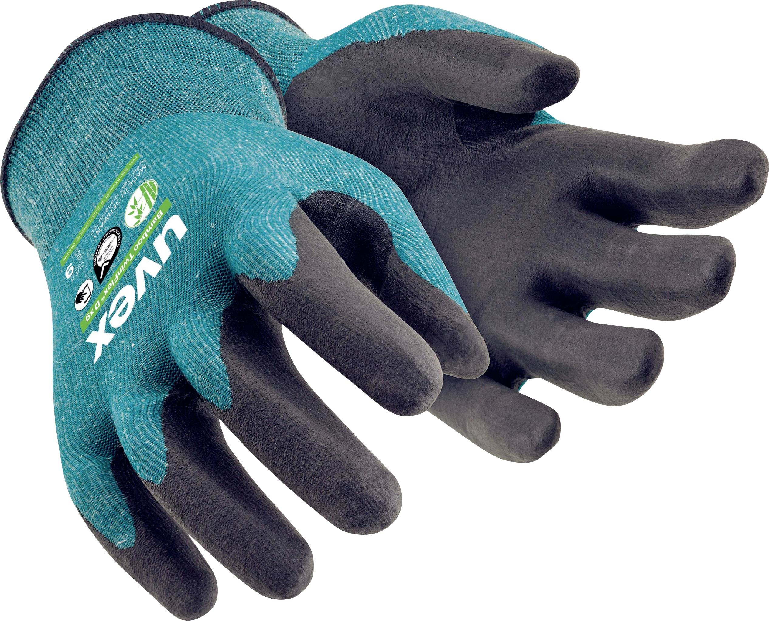 Uvex Bamboo TwinFlex D xg 6009012 Schnittschutzhandschuh Größe (Handschuhe): 12 EN 397 1 Paar