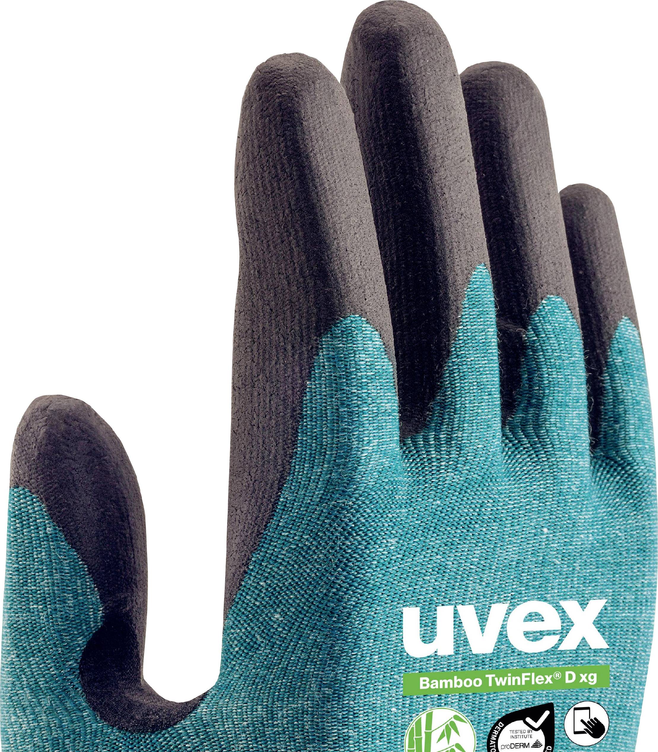 Uvex Bamboo TwinFlex D xg 6009007 Schnittschutzhandschuh Größe (Handschuhe): 7 EN 397 1 Paar
