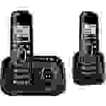 Amplicomms BigTel 1582 Combiné DECT fonction mains libres, compatible avec les appareils auditifs, recomposition automatique du
