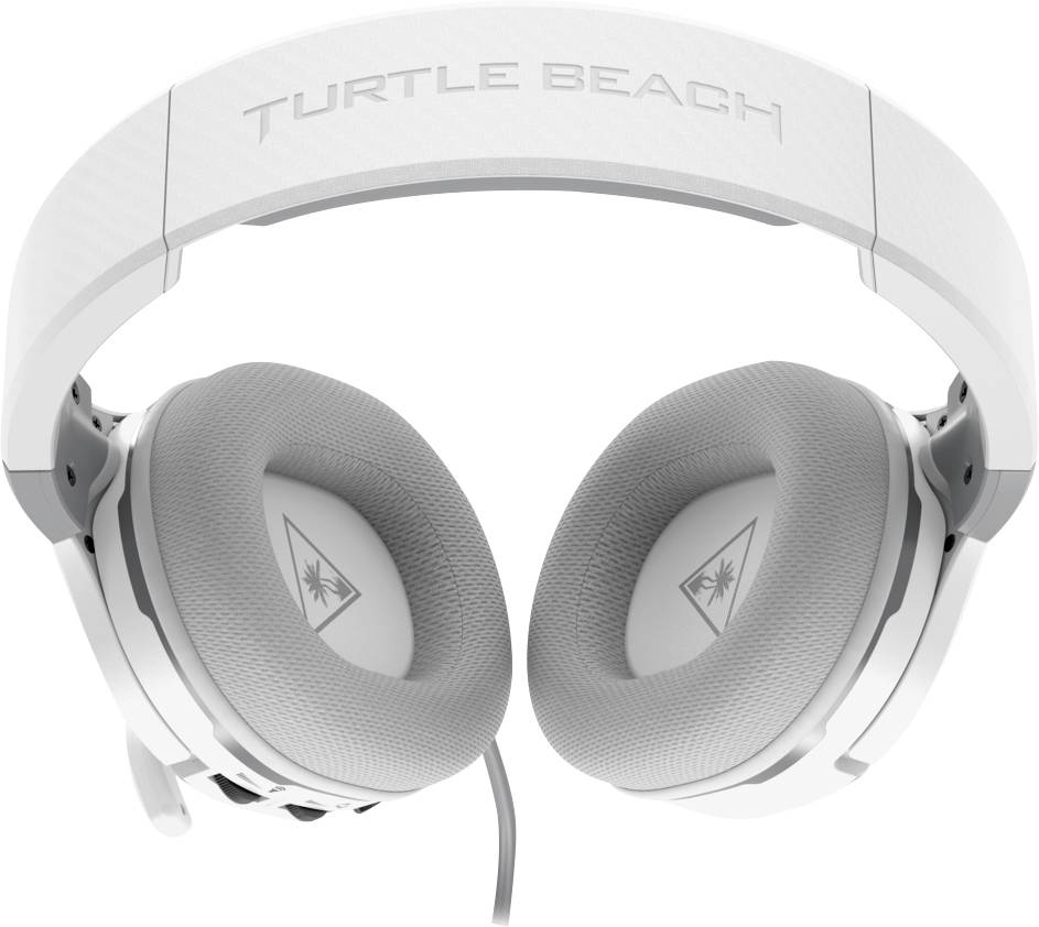 Turtle Beach Recon™ 200 Gen 2 Over Ear Headset kabelgebunden Stereo Weiß Noise Cancelling Lautstärkeregelung, Mikrofon-Stummschaltung, Faltbar Ga