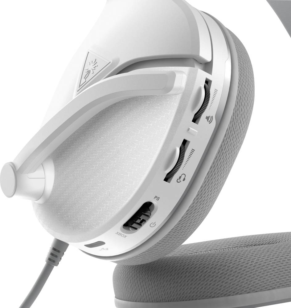 Turtle Beach Recon™ 200 Gen 2 Gaming Over Ear Headset kabelgebunden Stereo Weiß Noise Cancelling Lautstärkeregelung, Mikrofon-Stummschaltung, Fal