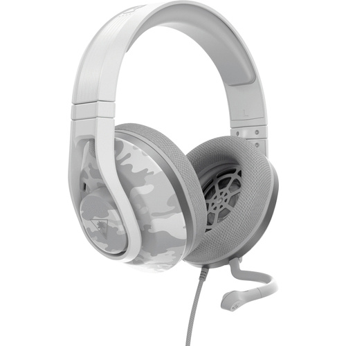 Turtle Beach Recon™ 500 Gaming Over Ear Headset kabelgebunden Stereo Weiß, Camouflage Mikrofon-Rau