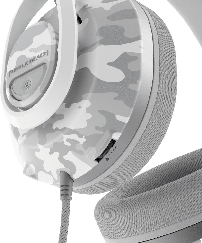 Turtle Beach Recon™ 500 Over Ear Headset kabelgebunden Stereo Weiß, Camouflage Mikrofon-Rauschunterdrückung Lautstärkeregelung Gaming