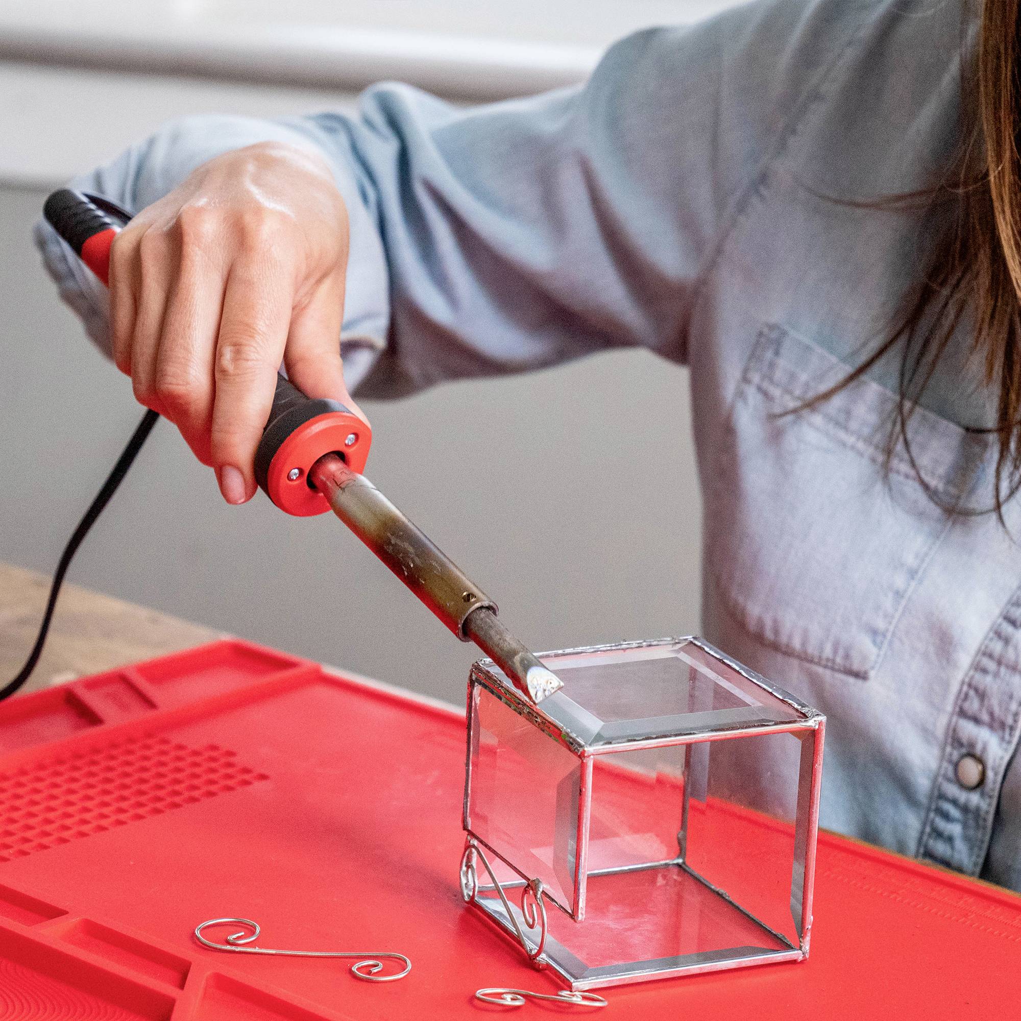 Weller WLIRPK8023G Lötkolben-Set 230V 80W Meißelform 485°C (max) inkl. Ablage, inkl. Lötzinn