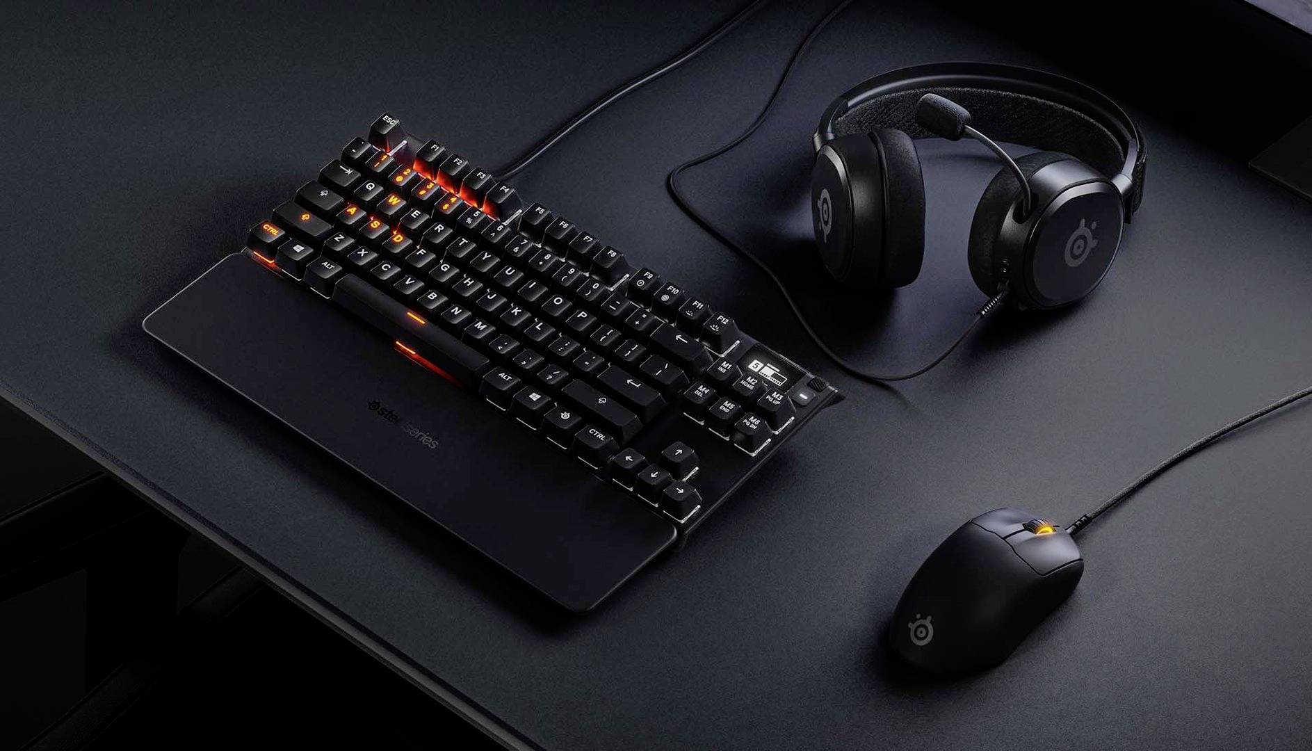 Steelseries Prime Gaming-Maus USB Optisch Matt Schwarz 5 Tasten Beleuchtet, Abnehmbares Kabel