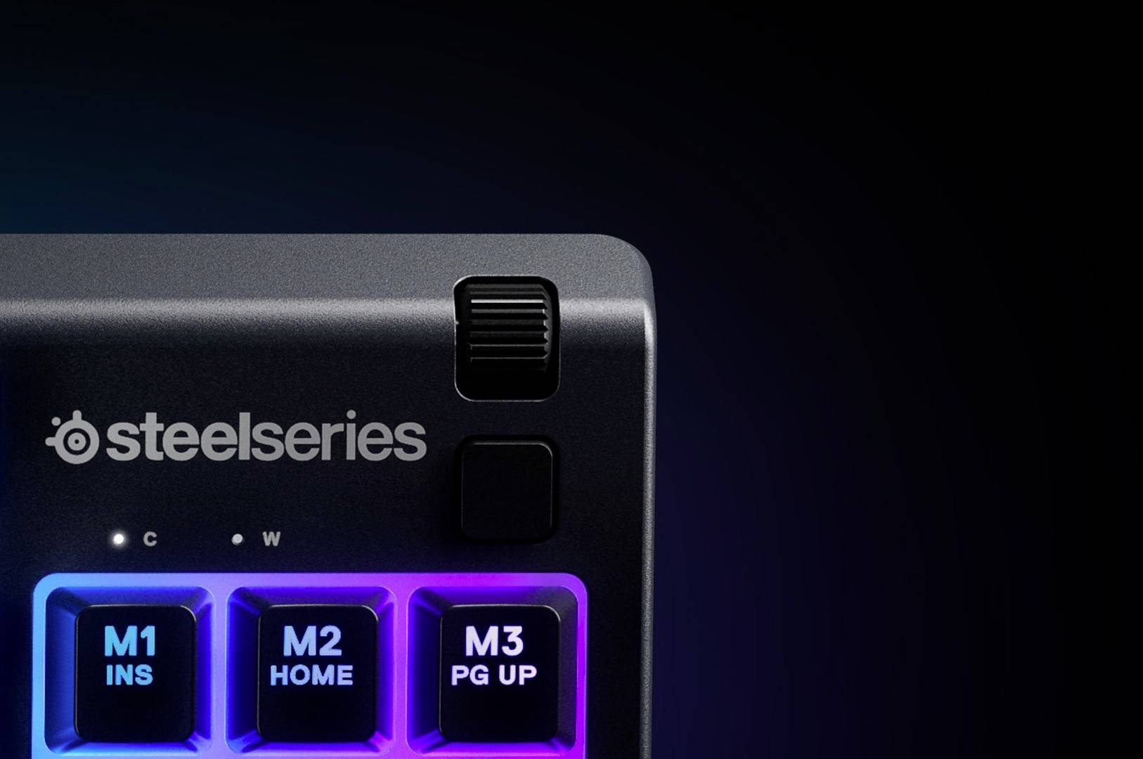 Steelseries Apex 3 TKL Kabelgebunden Gaming-Tastatur Deutsch, QWERTZ Schwarz Beleuchtet