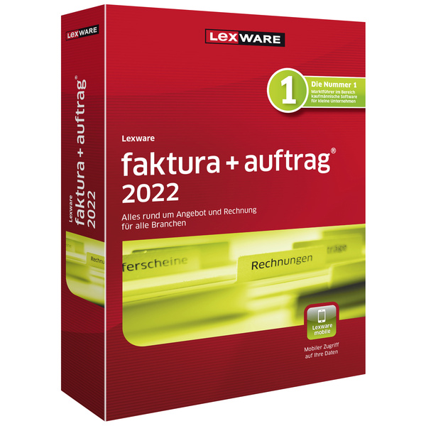 Lexware faktura+auftrag 2022 Jahreslizenz, 1 Lizenz Windows Finanz-Software