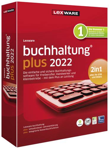 Lexware buchhaltung plus 2022 Jahreslizenz, 1 Lizenz Windows Finanz-Software