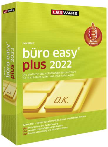 Lexware büro easy plus 2022 (Frustfreie Verpackung) Jahreslizenz, 1 Lizenz Windows Finanz Software  - Onlineshop Voelkner